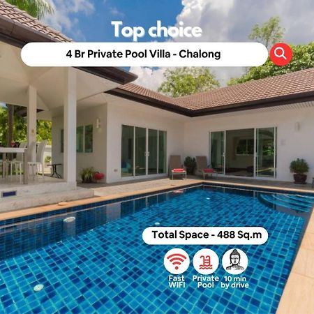 Phikun 4 Bedroom Private Pool Villa Chalong Exterior foto